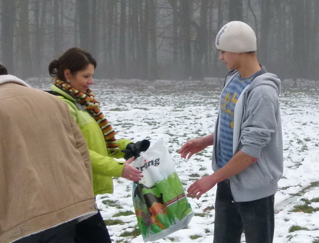 Gwiazdkowe bieganie w Karczmie Borowej (zdjęcia)