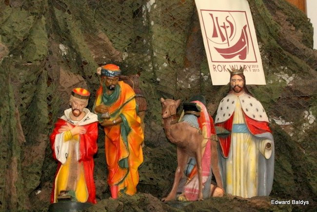 Piętrowa szopka w Osiecznej (zdjęcia)