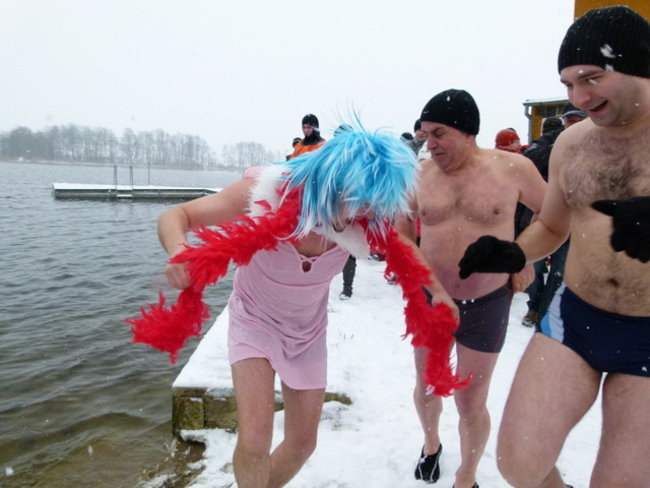 Strażacy uratowali morsa w Gołanicach (zdjęcia)