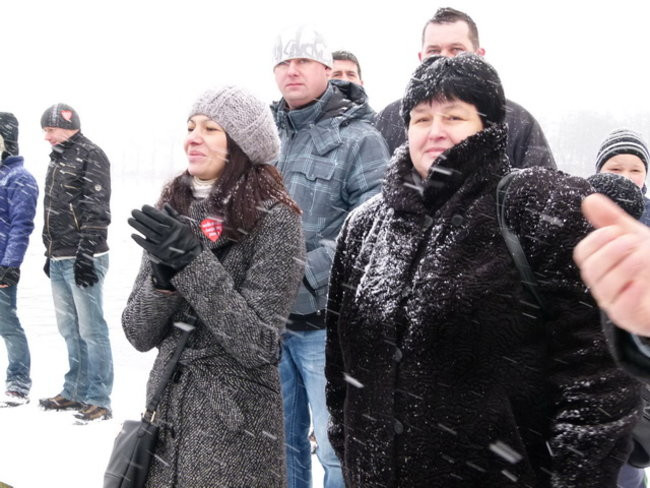 Strażacy uratowali morsa w Gołanicach (zdjęcia)