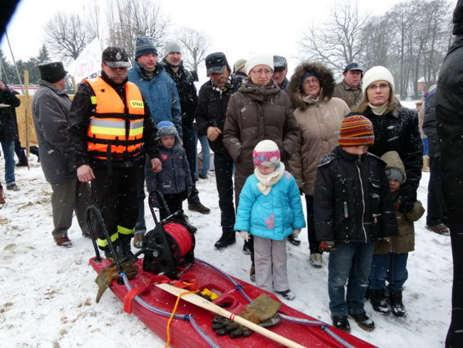 Strażacy uratowali morsa w Gołanicach (zdjęcia)