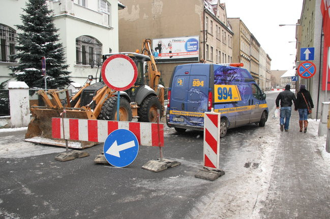 Na Niepodległości nie ma wody (zdjęcia)