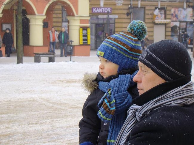 Wojskowa parada na rynku (zdjęcia)