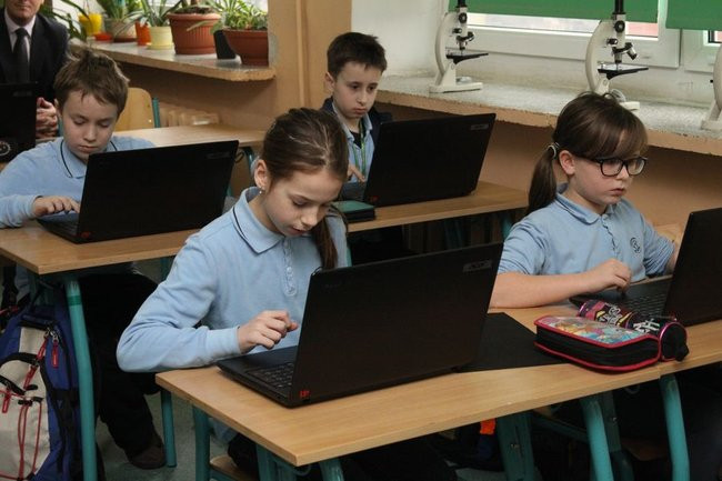 Lekcja z laptopami (zdjęcia)