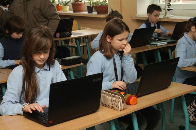Lekcja z laptopami (zdjęcia)