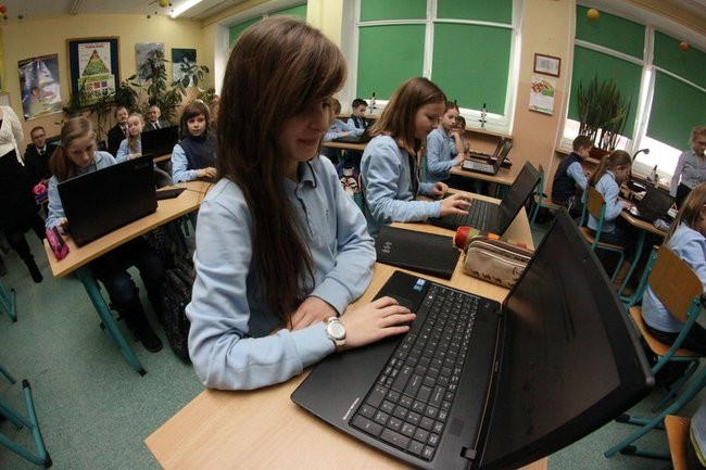 Lekcja z laptopami (zdjęcia)