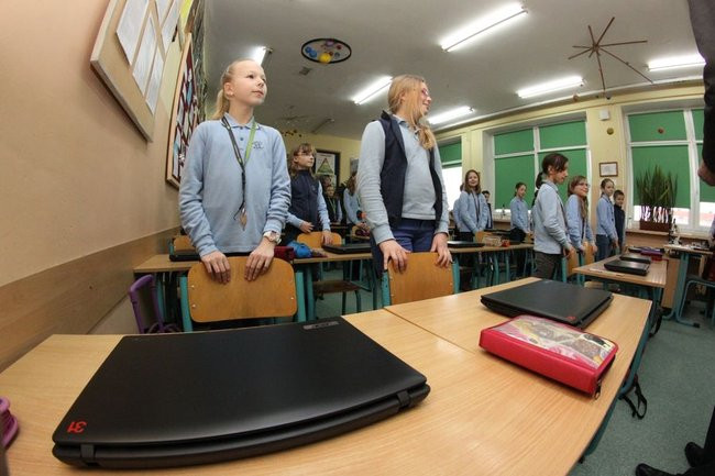 Lekcja z laptopami (zdjęcia)