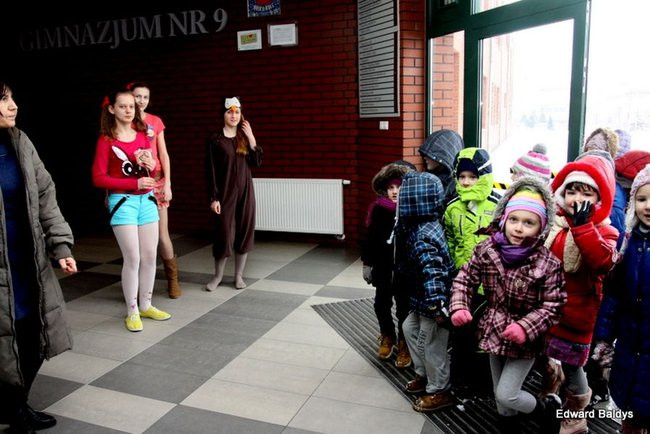 Miś Eryk na drodze (zdjęcia)