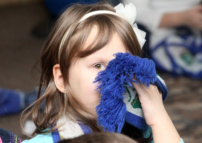 Żużlowcy w przedszkolu Elżbietanek (zdjęcia)