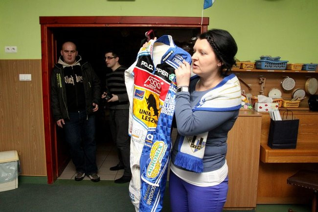 Żużlowcy w przedszkolu Elżbietanek (zdjęcia)