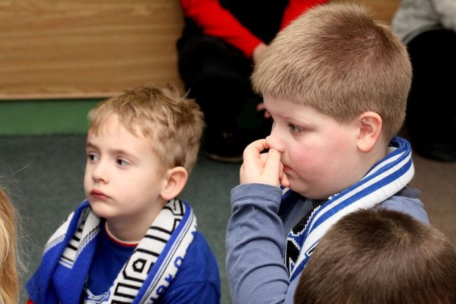 Żużlowcy w przedszkolu Elżbietanek (zdjęcia)