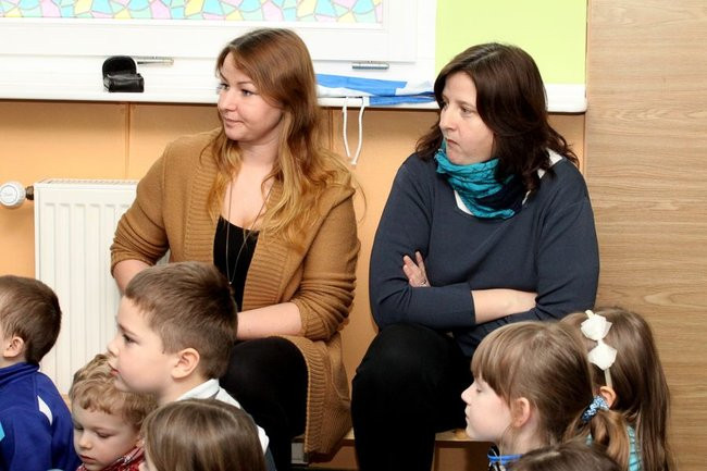 Żużlowcy w przedszkolu Elżbietanek (zdjęcia)