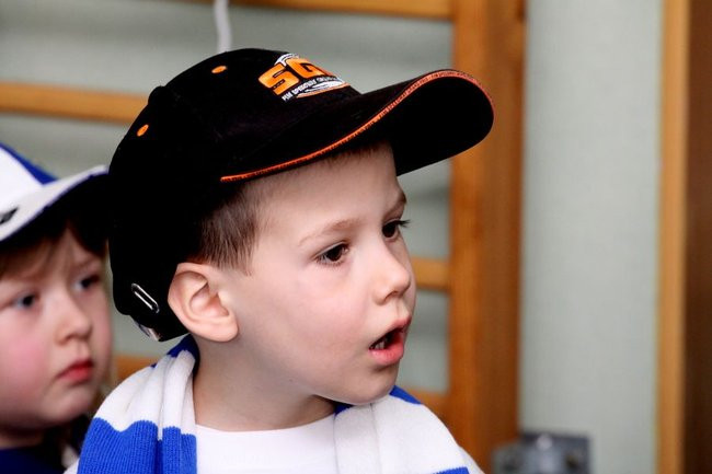 Żużlowcy w przedszkolu Elżbietanek (zdjęcia)