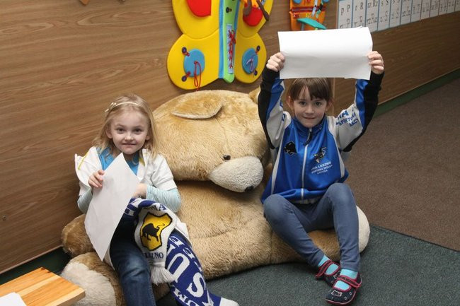 Żużlowcy w przedszkolu Elżbietanek (zdjęcia)