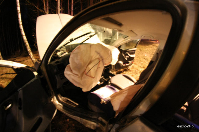 Wypadek przy zjeździe do Rydzyny. Wśród rannych dwoje dzieci (zdjęcia i wideo)