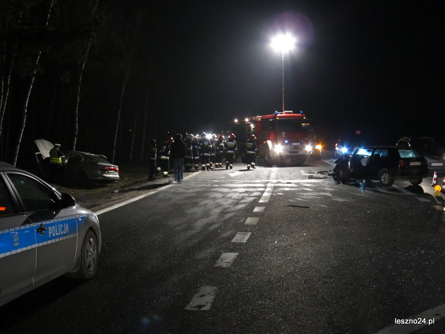 Wypadek przy zjeździe do Rydzyny. Wśród rannych dwoje dzieci (zdjęcia i wideo)