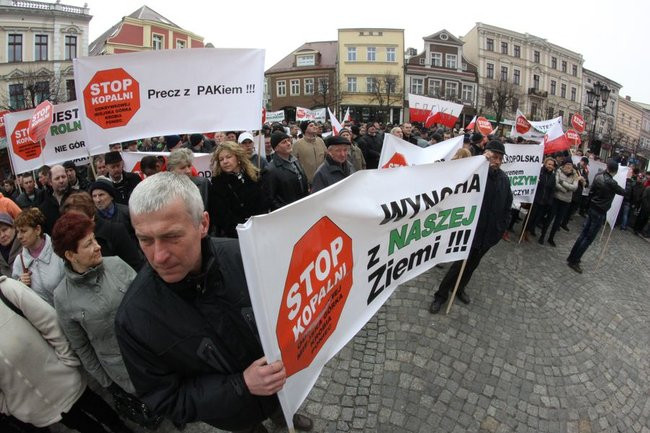 Precz z kopalnią! (zdjęcia)