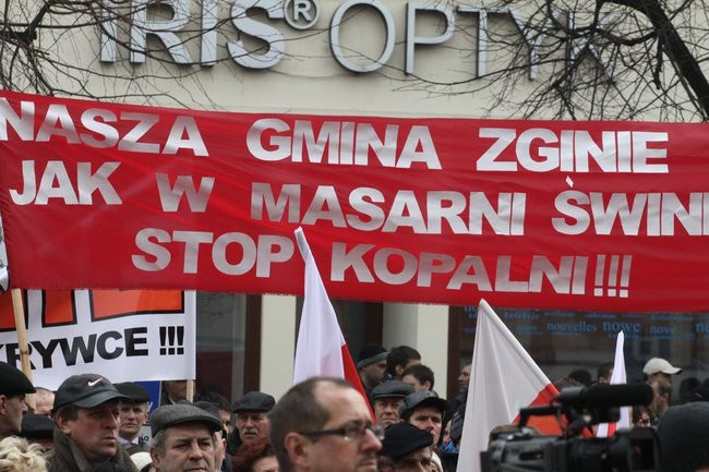 Precz z kopalnią! (zdjęcia)