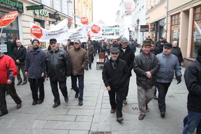 Precz z kopalnią! (zdjęcia)