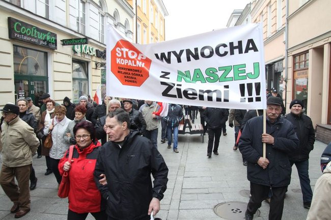 Precz z kopalnią! (zdjęcia)