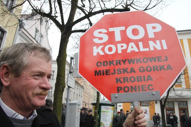 Precz z kopalnią! (zdjęcia)