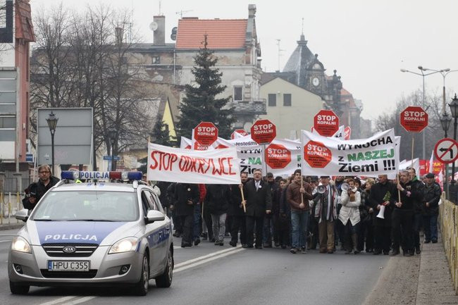 Precz z kopalnią! (zdjęcia)