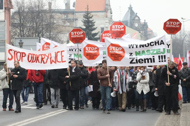 Precz z kopalnią! (zdjęcia)