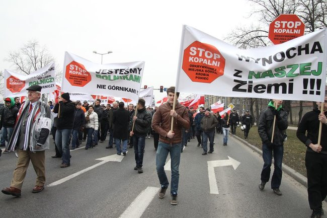 Precz z kopalnią! (zdjęcia)