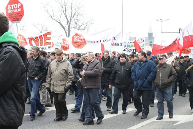 Precz z kopalnią! (zdjęcia)