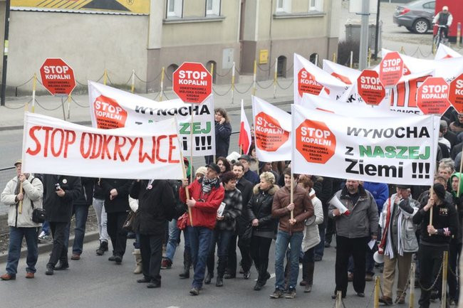 Precz z kopalnią! (zdjęcia)