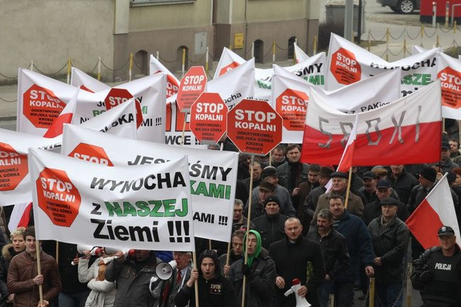 Precz z kopalnią! (zdjęcia)