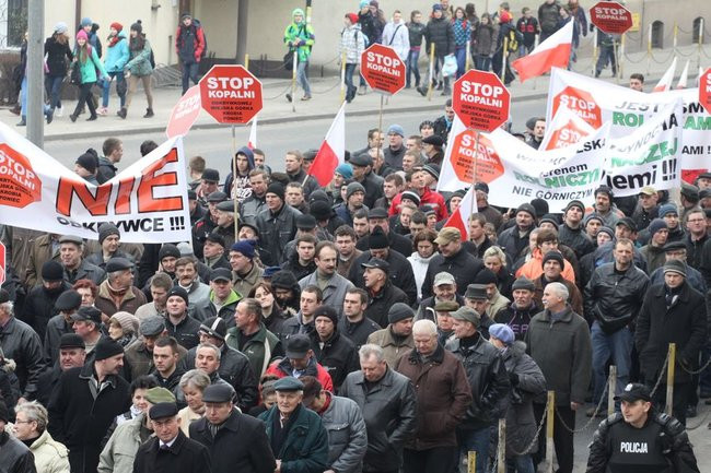 Precz z kopalnią! (zdjęcia)