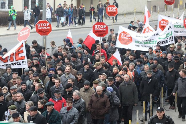 Precz z kopalnią! (zdjęcia)