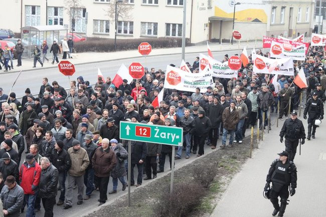 Precz z kopalnią! (zdjęcia)