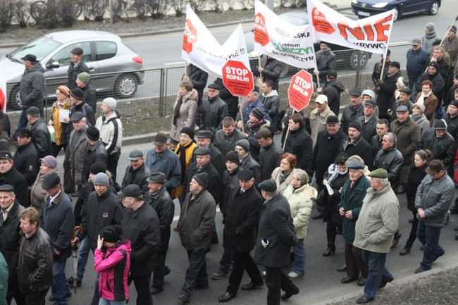 Precz z kopalnią! (zdjęcia)