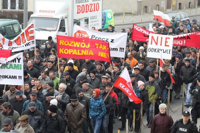 Precz z kopalnią! (zdjęcia)