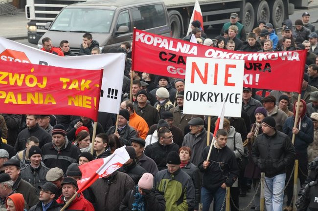 Precz z kopalnią! (zdjęcia)