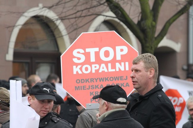 Precz z kopalnią! (zdjęcia)