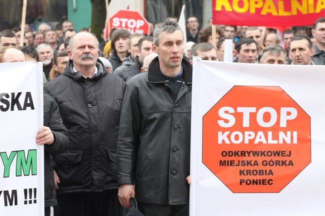 Precz z kopalnią! (zdjęcia)