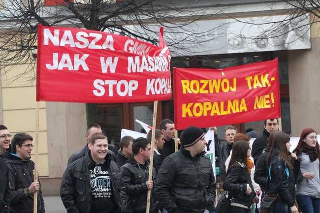Precz z kopalnią! (zdjęcia)
