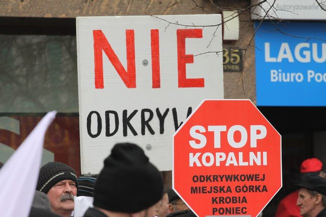 Precz z kopalnią! (zdjęcia)