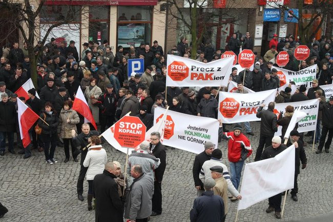 Precz z kopalnią! (zdjęcia)