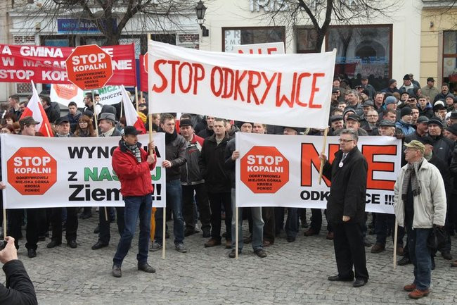 Precz z kopalnią! (zdjęcia)