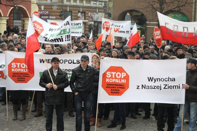 Precz z kopalnią! (zdjęcia)
