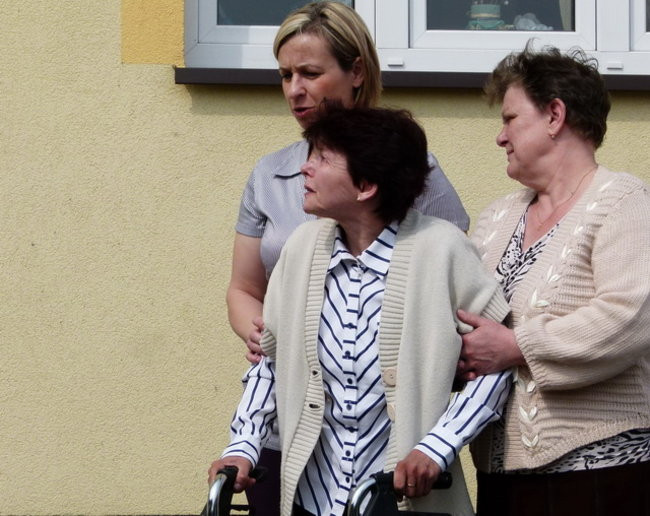 Wstęga w domu dla niepełnosprawnych (zdjęcia)