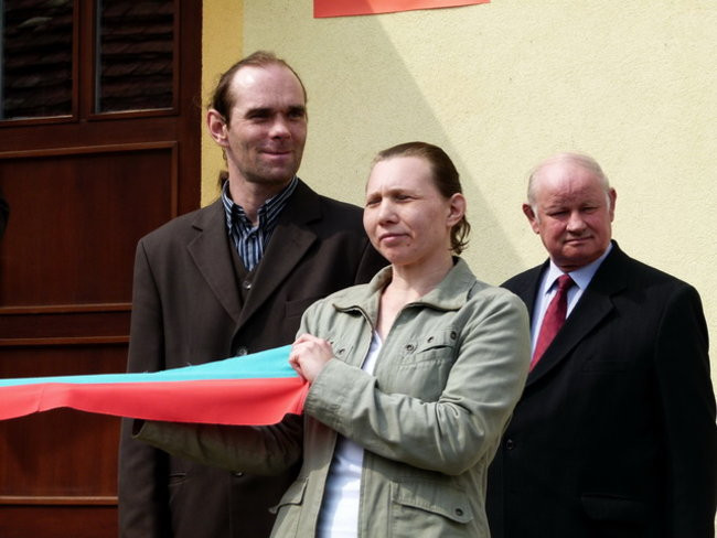 Wstęga w domu dla niepełnosprawnych (zdjęcia)