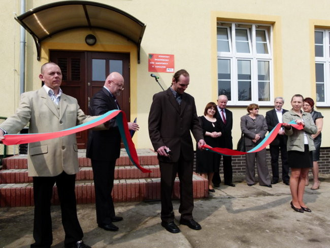 Wstęga w domu dla niepełnosprawnych (zdjęcia)