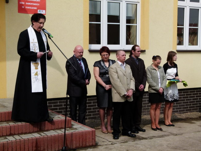 Wstęga w domu dla niepełnosprawnych (zdjęcia)