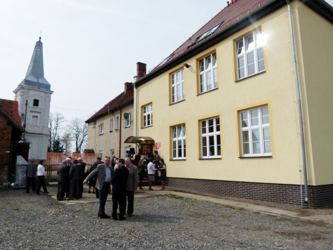 Wstęga w domu dla niepełnosprawnych (zdjęcia)