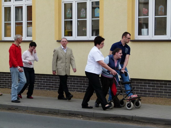 Wstęga w domu dla niepełnosprawnych (zdjęcia)